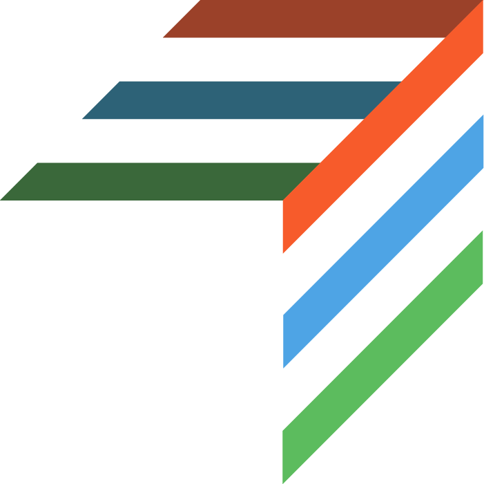 Triventure logo mark full color transparent
